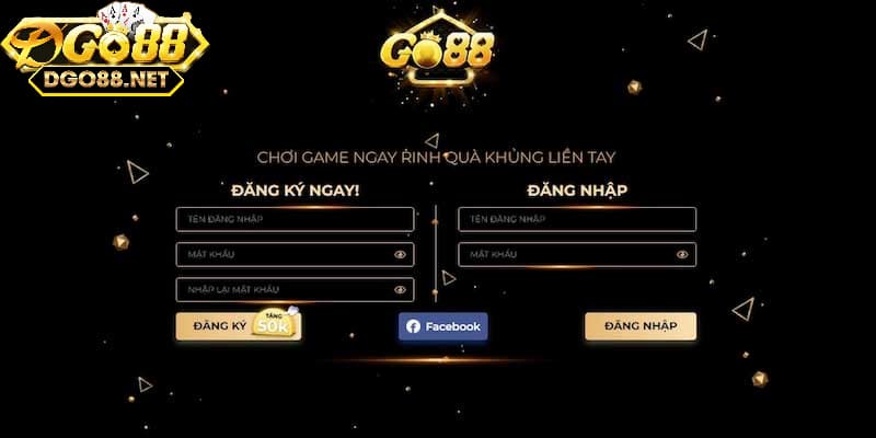 Hướng dẫn đăng ký Go88 với 3 bước đơn giản