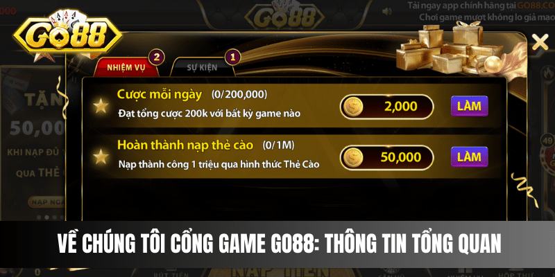 Về chúng tôi cổng game Go88: Thông tin tổng quan